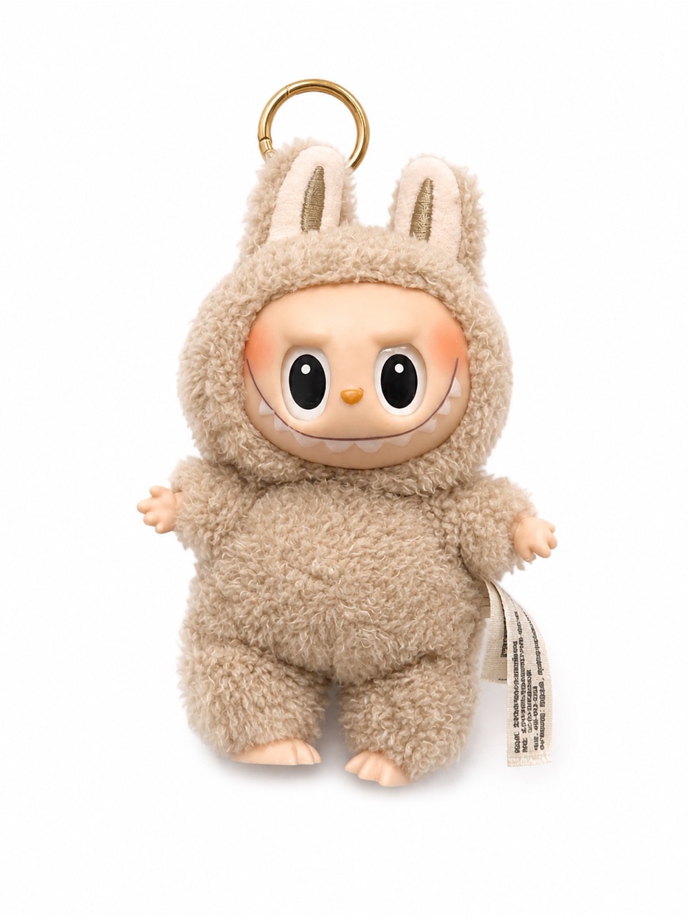 Pink Hooded Monster Plush Doll with Removable Vest - Picture 3 of 4